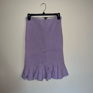 Small Express Lilac Purple Sweater Skirt